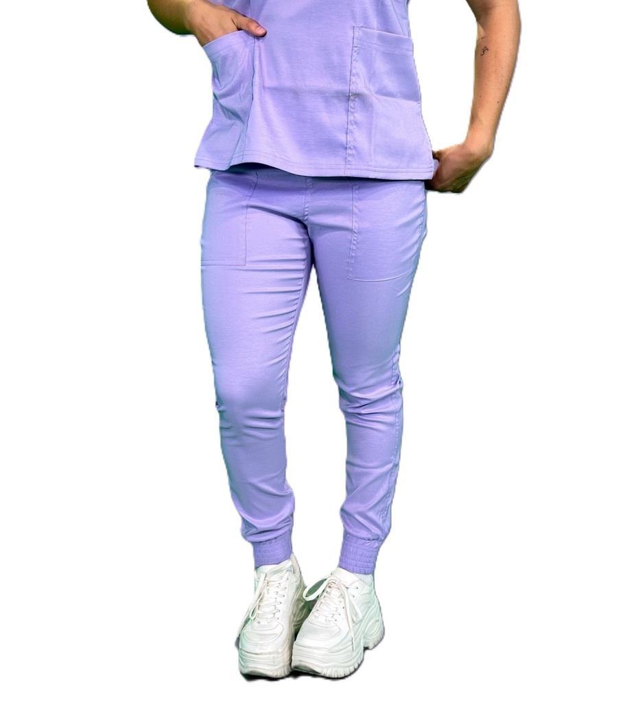 zittro Pantalón Médico Stretch Jogger Mujer Morado