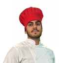 zittro Gorro Pastelero Rojo Unisex